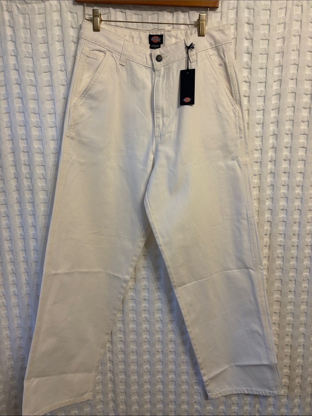 Dickies women white Relaxed Fit Work Jeans
